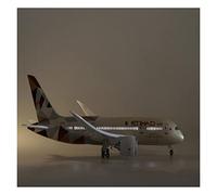 SYOEUR 1 130 Apto para Boeing B787 Dreamliner Tipo Aviación Luces Y Ruedas Colección Aviones Resina Plástico Fundido A Presión Kit de Juego de Pasatiempo(B)