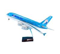 SYOEUR 1 160 Apto para Airbus A380, Modelo De Avión Coreano con Ruedas, Kit Plástico Decorativo En Miniatura Kit de Juego de Pasatiempo