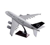 SYOEUR 1 160 Apto para Avión De La Aerolínea Star Alliance Modelo Aleación Metal Coleccionable con Tren Aterrizaje Kit de Juego de Pasatiempo