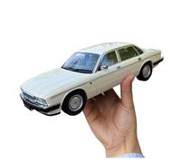 SYOEUR 1:18 Jaguar XJ6 Modelo De Metal Exhibición Estática Regalo Coleccionable Blanco Juego Modelo de Coche Hobby