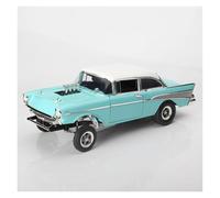 SYOEUR 1:18 para Corvette Chevy Bel Air 1957 Modelo De Aleación Juguete Muscle Car Colecciones para Adultos Entusiastas Juego Modelo de Coche Hobby