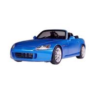 SYOEUR 1:18 para Llavero De Motor S2000 AP2 Conjunto Modelo Exhibición Coche Deportivo Regalo para Adultos Juego Modelo de Coche Hobby(Azul)