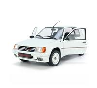 SYOEUR 1:18 para Peugeot 205 MK.1 .9L Rallye 1988 Coche En Miniatura Coleccionable Regalos De Exhibición Blanco Juego Modelo de Coche Hobby