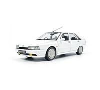 SYOEUR 1:18 para Renault 21 Turbo MK1 Vehículos Juguete Metal Fundido Presión Regalo para Entusiastas del Coche Blanco Juego Modelo de Coche Hobby