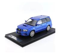 SYOEUR 1:18 para Subaru STI SG 9 Vehículo Estático Fundido Presión Pieza Exhibición Arte Regalo para Fanáticos Azul Juego Modelo de Coche Hobby