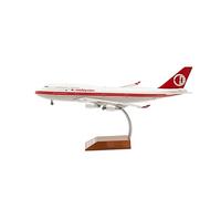 SYOEUR 1 200 Apto para Airline 9M-MPP Airplane B747-400 Modelo De Avión Aleación Metal con Tren Aterrizaje Base Kit de Juego de Pasatiempo