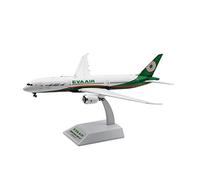 SYOEUR 1 200 Apto para B787-9 B-17881 para EVA Air Aviation Modelo De Avión Aleación Fundida A Presión Ornamento con Tren Aterrizaje Kit de Juego de Pasatiempo