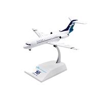 SYOEUR 1 200 Apto para Fokker 70 FK 9V-All SILKAIR Modelo De Avión Enchufable con Soporte Plástico Colección Juguetes Kit de Juego de Pasatiempo