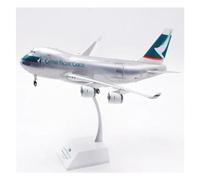 SYOEUR 1 200 para Wings SA2003C Cathay Pacific Boeing B747-400F Adornos Modelo Avión Pasajeros Fundido A Presión Aleación B-HUP Kit de Juego de Pasatiempo