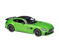 SYOEUR 1:24 Escala para GTR Coche Deportivo De Aleación Modelos Coches Coleccionismo Adulto Chico Juguetes Hobby Regalos Juego Modelo de Coche Hobby(Verde)