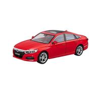 SYOEUR 1:24 para Accord Sedán Lujo Sonido Y Luz Simulación Aleación Metal Fundición A Presión Modelo Coche Decoración Regalo Juego Modelo de Coche Hobby(Rojo)