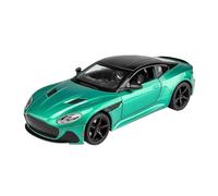 SYOEUR 1:24 para Aston Martin Coche Deportivo Lujo Aleació Metal Fundido Presión Modelo Coch Juguete Alta Simulación Adorno Pasatiempo Juego Modelo de Coche Hobby(Verde)