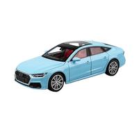 SYOEUR 1:24 para Audi A7 Modelo De Coche Aleación Juguete Vehículo Simulación Colección Decoración para El Hogar Juego Modelo de Coche Hobby(Sky Blue)