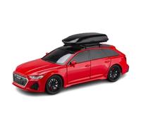 SYOEUR 1:24 para Audi RS6 Travel Edition Modelo De Coche Metal Escala Fundición A Presión Miniatura Juguete Juego Modelo de Coche Hobby(Rojo)