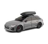 SYOEUR 1:24 para Audi RS6 Travel Edition Modelo De Coche Metal Escala Fundición A Presión Miniatura Juguete Juego Modelo de Coche Hobby(Gray)