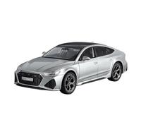 SYOEUR 1:24 para Audi RS7 Sportback Autos De Lujo Medianos Y Grandes Modelo Coche Aleación con Sonido Luz Colección para Hobby Juego Modelo de Coche Hobby(White)