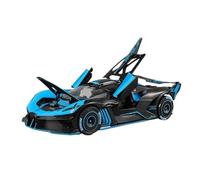 SYOEUR 1:24 para Bugatti Bolide Spray Alloy Modelo De Coche Deportivo Decoraciones Juguetes Regalos Coleccionables Juego Modelo de Coche Hobby(Azul)