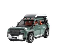 SYOEUR 1:24 para BYD Look UPAT U8 Versión Todoterreno SUV De Aleación Modelo Fundición Serie Sonido Y Luz Juguete Presente Juego Modelo de Coche Hobby(Verde)