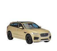 SYOEUR 1:24 para Jaguar F-Pace SUV Vehículo Todo Terreno Modelo De Coche Aleación A Escala Estático Simulación Juego Modelo de Coche Hobby(Oro)