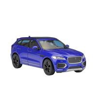 SYOEUR 1:24 para Jaguar F-Pace SUV Vehículo Todo Terreno Modelo De Coche Aleación A Escala Estático Simulación Juego Modelo de Coche Hobby(Azul)