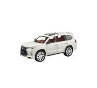 SYOEUR 1:24 para Lexus LX570 Todoterreno SUV Aleación Fundido A Presión Modelo De Coche Adornos Regalo Juego Modelo de Coche Hobby(Azul)