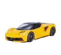SYOEUR 1:24 para Lotus Car Evija EV Aleación Miniatura Coche Diecast Metal Vehículos Escala Modelo Colección Sonido Y Luz Juguete Juego Modelo de Coche Hobby(Yellow)