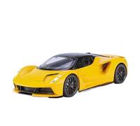 SYOEUR 1:24 para Lotus Evija Supercar Modelo De Coche Aleación Juguete con Sonido Y Luz Colección Juego Modelo de Coche Hobby(Yellow)