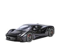 SYOEUR 1:24 para Lotus Evija Supercar Modelo De Coche Aleación Juguete con Sonido Y Luz Colección Juego Modelo de Coche Hobby(Negro)