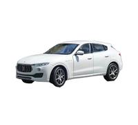 SYOEUR 1:24 para Maserati Levante SUV Vehículo Todo Terreno Modelo De Coche Aleación A Escala Estático Colección para Hombres Juego Modelo de Coche Hobby(White)