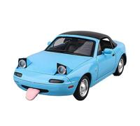 SYOEUR 1:24 para Mazda Miata MX5 MX-5 Modelo De Coche Aleación Miniatura Colección para Hombres Juego Modelo de Coche Hobby(Azul)