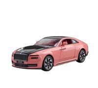 SYOEUR 1:24 para Rolls-Royce Ghost Modelo De Aleación Fundido A Presión Colección Luz Y Sonido Coche Regalo Navidad Juego Modelo de Coche Hobby(X Pink)