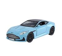 SYOEUR 1:32 para Aston Martin DB12 Sport Car Model Diecasts Metal Racing Vehicles Simulación Sonido Y Luz Juguete Juego Modelo de Coche Hobby(Azul)
