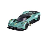 SYOEUR 1:32 para Aston Martin Valkyrie Racing Car Alloy Diecast Modelo Sonido Luz Juguete Exhibición Adornos Juego Modelo de Coche Hobby(Verde)