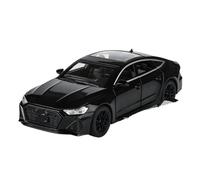 SYOEUR 1:32 para Audi RS7 Coupe Coche Miniatura Aleación Diecast Vehículos Metal Modelo Alta Simulación Juguetes Colección Luz Y Sonido Juego Modelo de Coche Hobby(Negro)