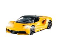 SYOEUR 1:32 para Lotus Evija Aleación Superdeportiva Diecast Metal Escala Modelo Coche Sonido Luz Simulación De Juguete Juego Modelo de Coche Hobby(Yellow)