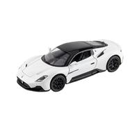 SYOEUR 1:32 para Maserati MC20 Cabrio Modelo Coche Deportivo Aleación Vehículos Juguete Metal Fundido Presión Juguetes Simulación Juego Modelo de Coche Hobby(White)