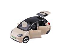 SYOEUR 1/32 para Wuling Bingo Miniatura De Aleación Fundida A Presión Modelo Coche con Sonido Y Luz Juguete Regalo para Niño Juego Modelo de Coche Hobby(Yellow)