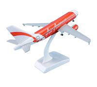 SYOEUR 1:320 18,5 cm con Ruedas Modelo de avión Aviones Airbus A320-200 para Modelo de avión Air Asia Playkits