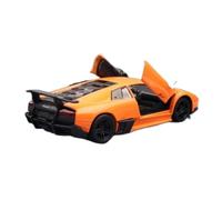 SYOEUR 1/36 para Lamborghini LP670-4 Super Sport Toy Car Diecast Metal Miniatura Modelo Pull Back Colección Regalo Juego Modelo de Coche Hobby(Naranja)