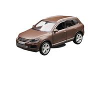 SYOEUR 1/36 para Volkswagen T-Roc Modelo De Coche Juguete 5'' En Aleación Metal Fundido SUV Deportivo Miniatura Colección con Rebote Juego Modelo de Coche Hobby(Brown)