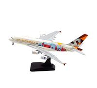 SYOEUR 1 400 Apto para A380 A6-APC Airlines Modelo De Avión Aleación Metal Modelos Coleccionables Regalo Recuerdo Kit de Juego de Pasatiempo