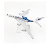 SYOEUR 1 400 Apto para Airbus A380 Aviación 16cm Modelo Avión Aleación Plana En Miniatura Coleccionable Soporte Kit de Juego de Pasatiempo