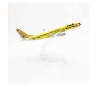 SYOEUR 1 400 Apto para Boeing 737 Aviación 16cm Aleación Avión B737 Modelo Modelos De para Coleccionistas Y Entusiastas Kit de Juego de Pasatiempo(D)