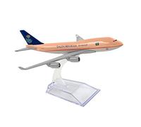 SYOEUR 1 400 Boeing B747 Saudi Arabian Airlines Avión Modelo 16cm Aleación Juguete Niños Regalo For Decoración De Colección Kit de Juego de Pasatiempo