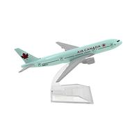SYOEUR 1 400 For Air Canada Boeing B777 16cm Modelo De Avión Aleación Simulación Niños Colección Regalos Coche Juguete Kit de Juego de Pasatiempo