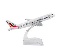 SYOEUR 1 400 For SriLankan Airlines Airbus A320 16cm Modelo De Avión Aleación Simulación Niños Colección Regalos Coche Juguete Kit de Juego de Pasatiempo
