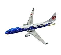 SYOEUR 1 400 para Ballena Azul B737 Metal Fundido A Presión Aleación Acabado Simulación Avión Pasajero Modelo Colección Kit de Juego de Pasatiempo