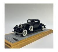 SYOEUR 1:43 para Lincoln KB 1932 Modelo Coche Juguete Clásico Decoración para El Hogar O La Oficina, Regalo para Fanáticos Negro Juego Modelo de Coche Hobby