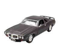 SYOEUR 1 43 para Pontiac Firebird Trans Am 1969 aleación músculo Coche Modelo Fundido a presión Mini decoración de Juego Modelo de Coche Hobby(Negro)
