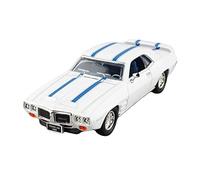 SYOEUR 1 43 para Pontiac Firebird Trans Am 1969 aleación músculo Coche Modelo Fundido a presión Mini decoración de Juego Modelo de Coche Hobby(White)